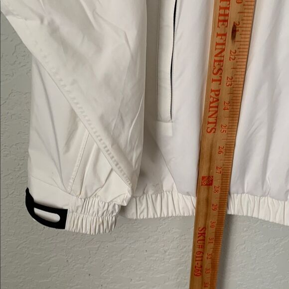 FootJoy DryJoy Tour Collection White 1/2 Zip Golf Windbreaker Jacket Size L - Picture 6 of 11
